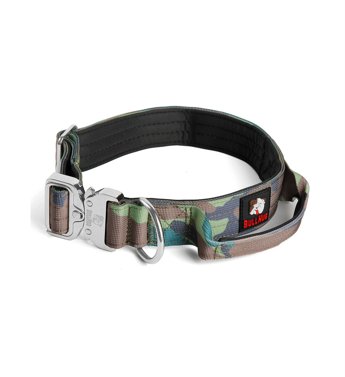1.5-INCH BULLHUG TACTICAL COLLAR - ARMY CAMOUFLAGE