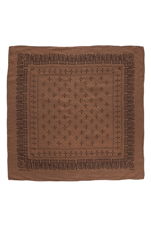 1930s Bandana, Regen Silk, Cedar