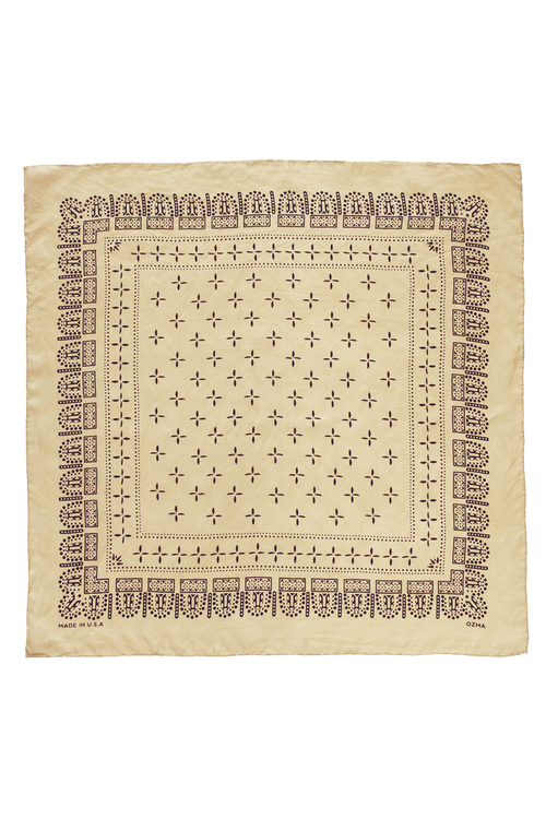 1930s Bandana, Regen Silk, Hay