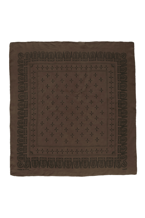 1930s Bandana, Regen Silk, Manzanita