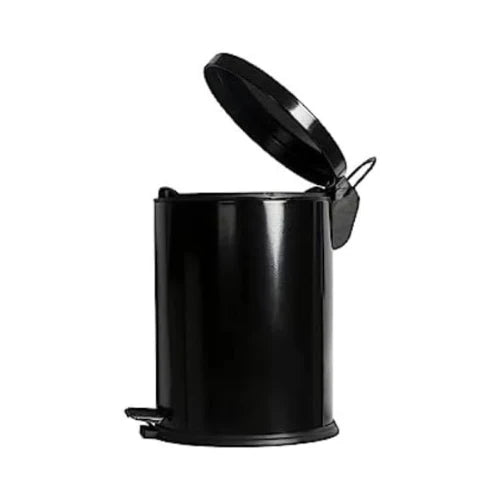 trash can 20 Liters black front view