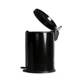 trash can 20 Liters black front view