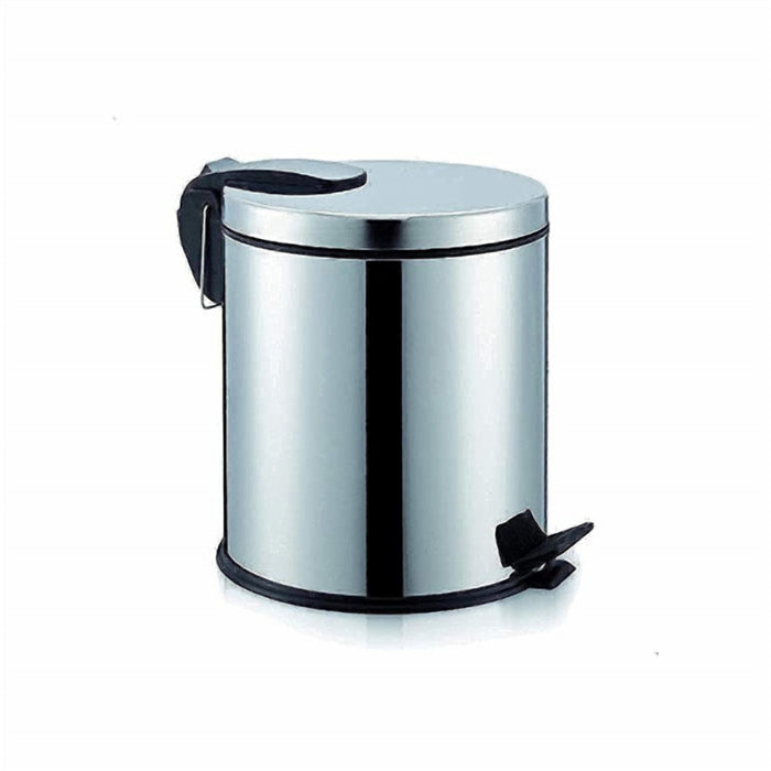 20 L Step Bin with Stainless Steel Pedal for Bathroom & Office