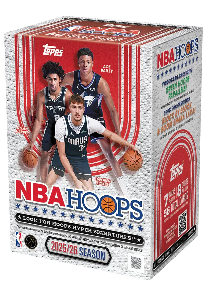 2025/26 Topps NBA Hoops - Value Box - Shop at xdovtoxtgo