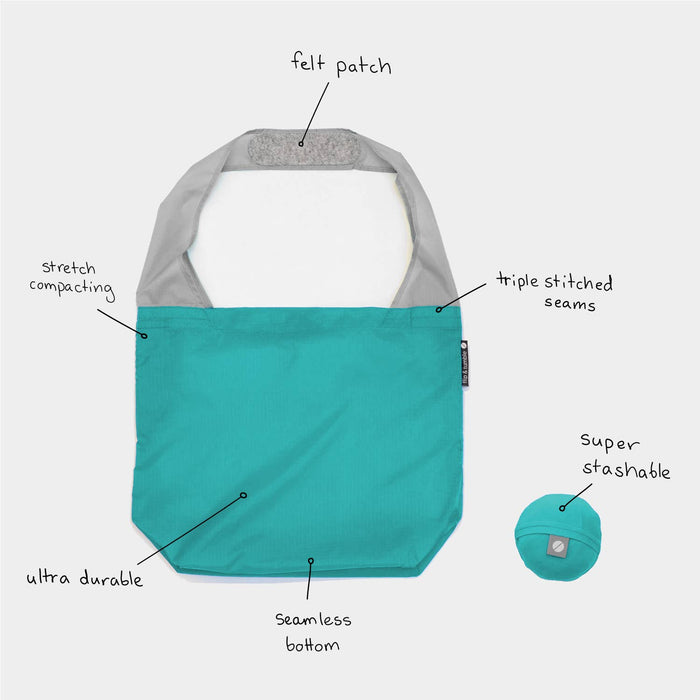 24-7 Bag - fold up tote bag - black