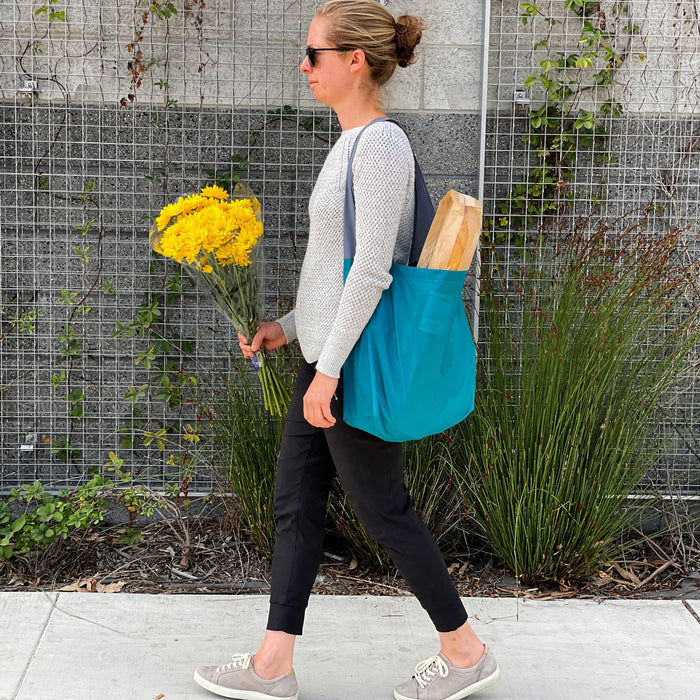 24-7 Bag - fold up tote bag - black