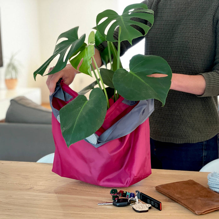 24-7 Bag - fold up tote bag - black