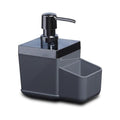 Primanova soap dispenser 300 ml gray-2 front view