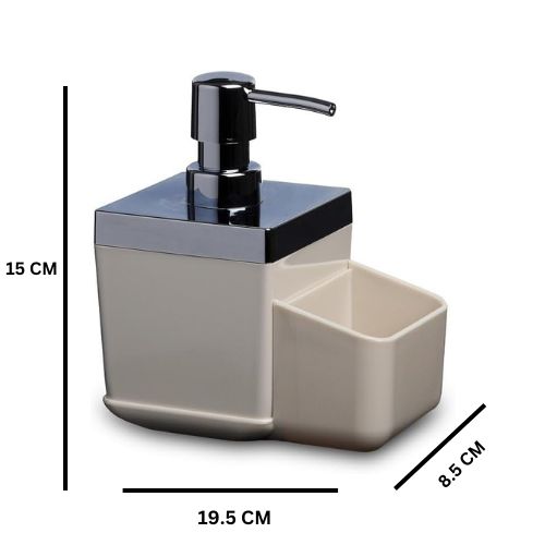 Soap Dispenser 300 ml Plastic Primanova close-up detail