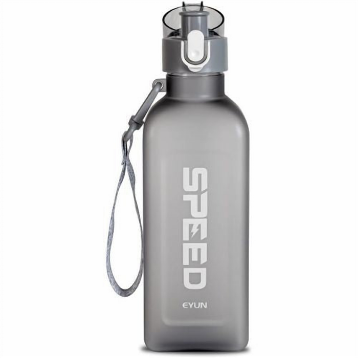 900 ml Plastic Water Bottle with Straw and Flip Top Lid