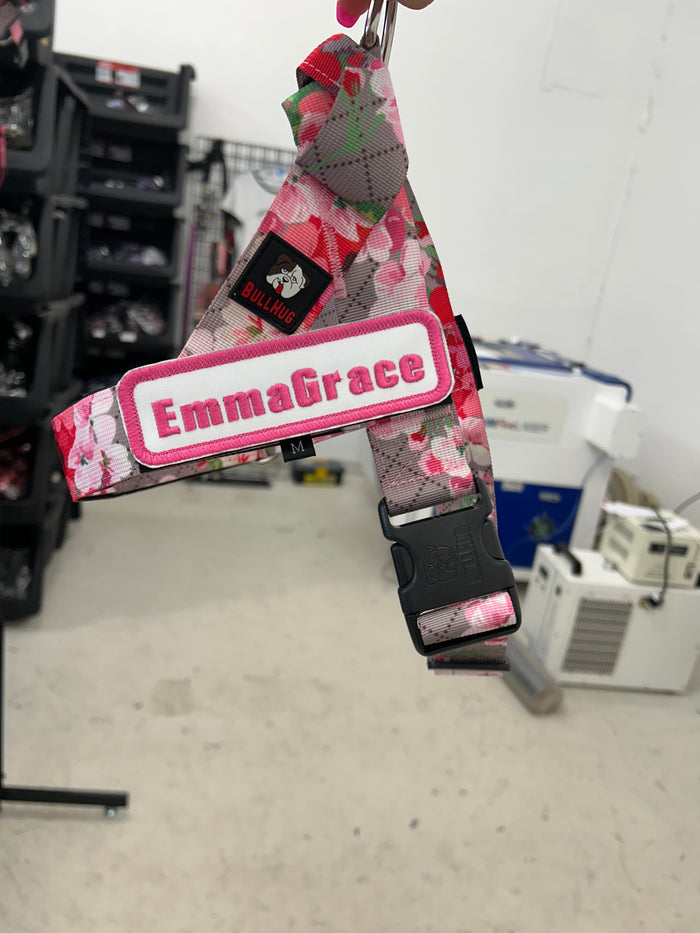 White / Barbie pink
