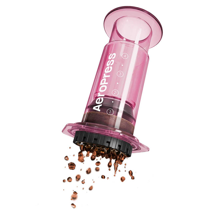 AeroPress Clear Coffee Maker - Pink