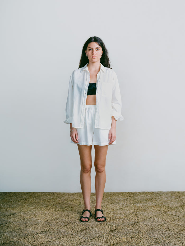 All Day Short, Organic Poplin, Natural