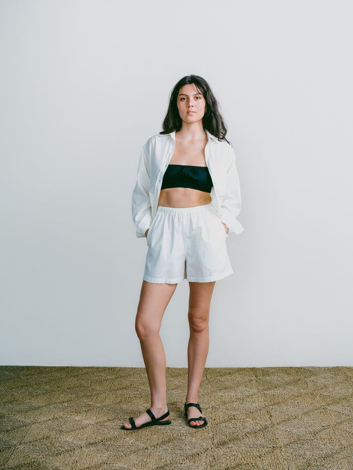 All Day Short, Organic Poplin, Natural