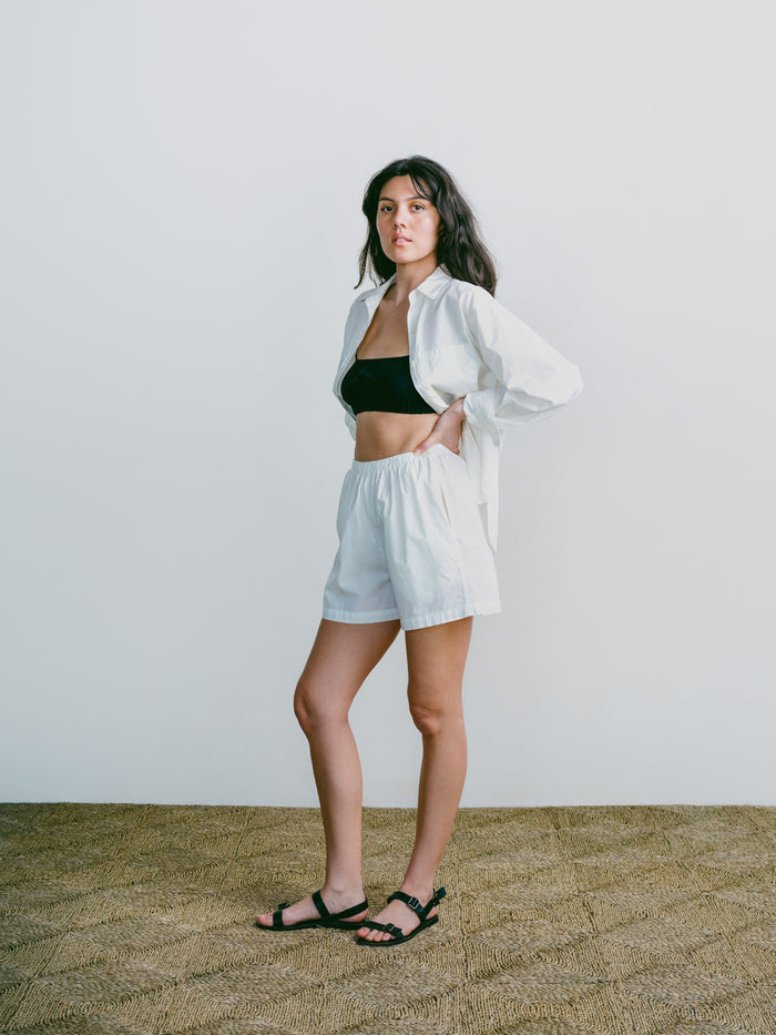 All Day Short, Organic Poplin, Natural