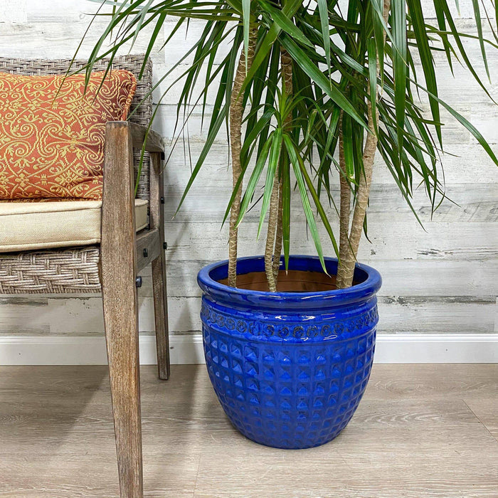 Archipelago Planter - Blue - 15-inch - Hicks Nurseries