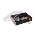 Arno Valet Box with Acrylic Lid, Black
