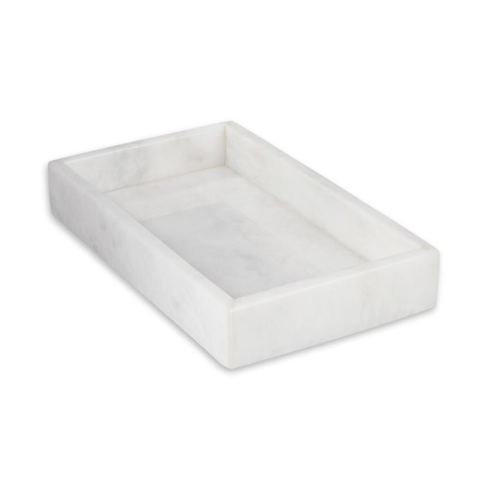 Atticus Towel Tray in White