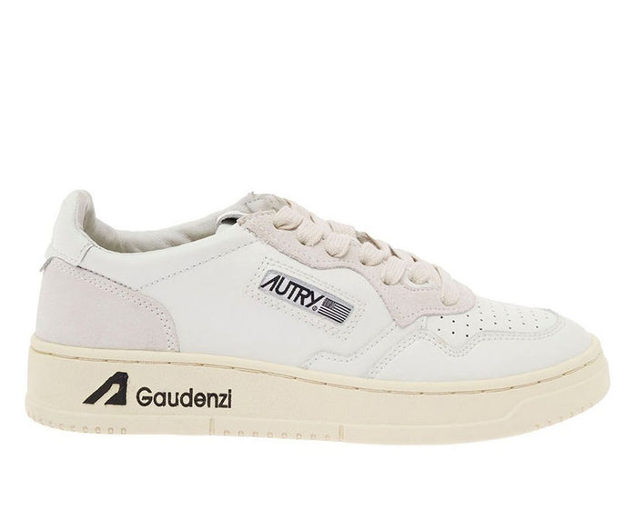 Autry Medalist Low Sneakers with Suede Accents