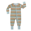 Autumn Stripes Bamboo Convertible Footie Romper