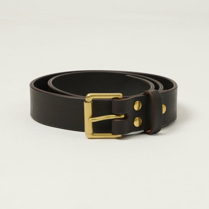 Barnes & Moore Roller Belt - Deep Honey/Brass