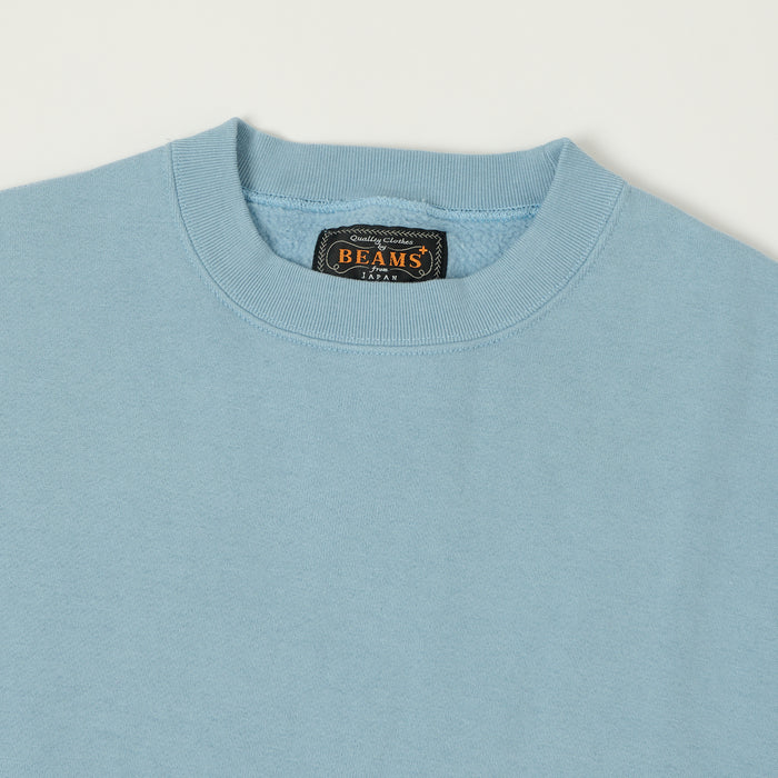 Beams Plus Crewneck Sweatshirt - Sax