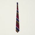 Beams Plus Preppy Striped Tie - Navy/Burgundy