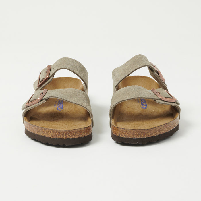Birkenstock Arizona Suede Leather Sandal - Taupe