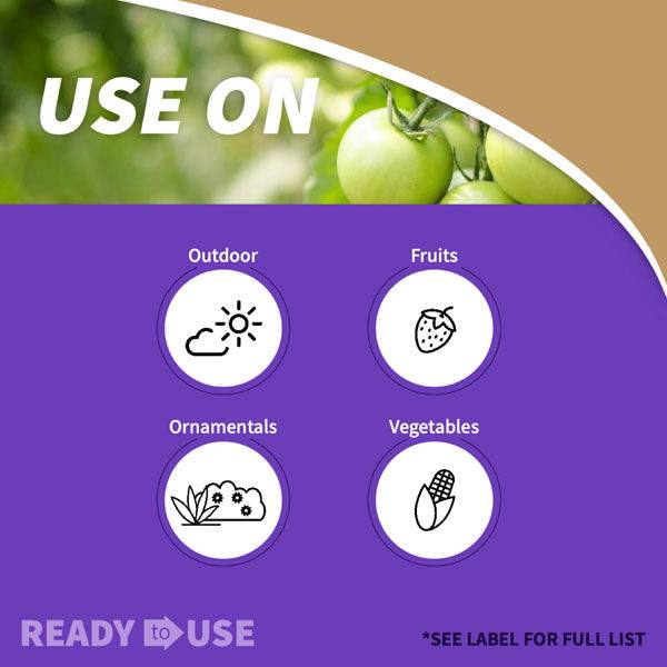 Bonide Tomato & Vegetable 3-in-1 Ready-to-Use: For Outdoor (sun/cloud), Fruits (strawberry), Ornamentals (flowers), and Vegetables (corn). Controls insects and fungal diseases. Ready to Use. Brand: All Delivery Options.