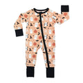 Boo-Tastic Halloween Glow in the Dark Bamboo Baby Pajamas: Orange/Multi / 0-3