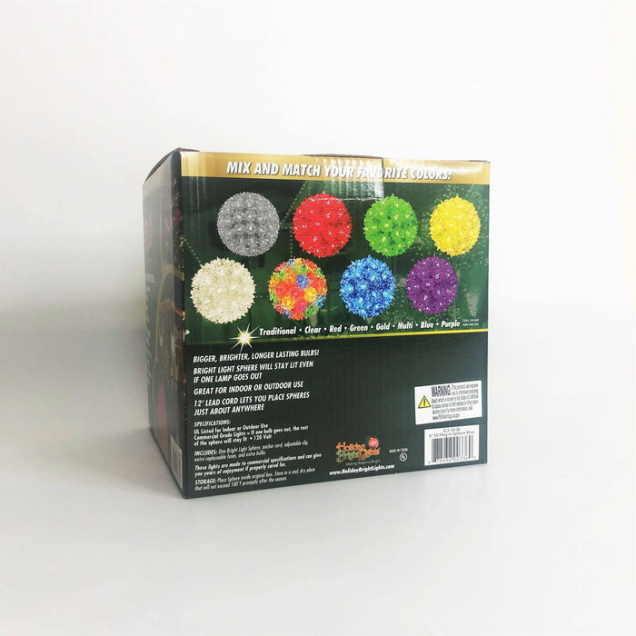 Bright Light Sphere 6" Multi-Colored - Hicks Nurseries