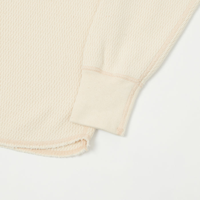 Buzz Rickson's Long Sleeve Thermal T-Shirt - Natural