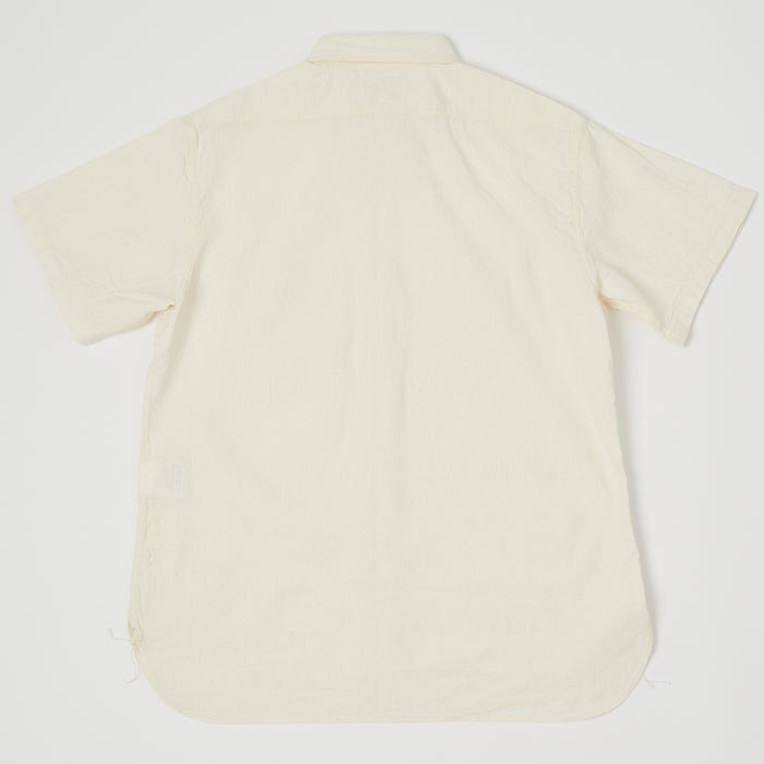 Buzz Rickson's Short Sleeve Chambray Shirt - White