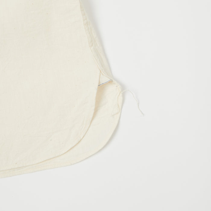 Buzz Rickson's Short Sleeve Chambray Shirt - White