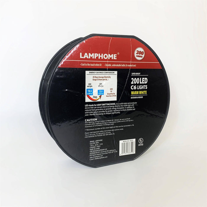 C6 LED 200 ct. String Lights Warm White - Hicks Nurseries
