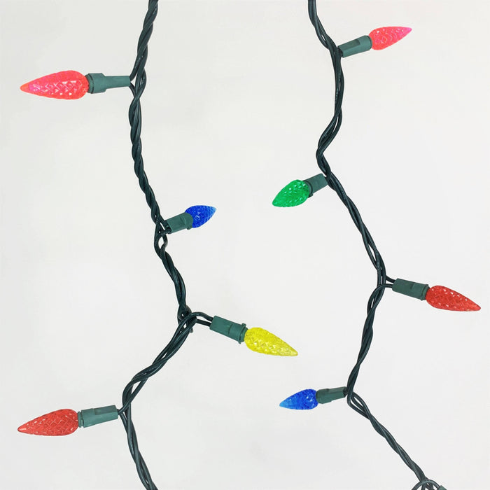 C6 LED 50 ct. String Lights Multi-Colored - Hicks Nurseries
