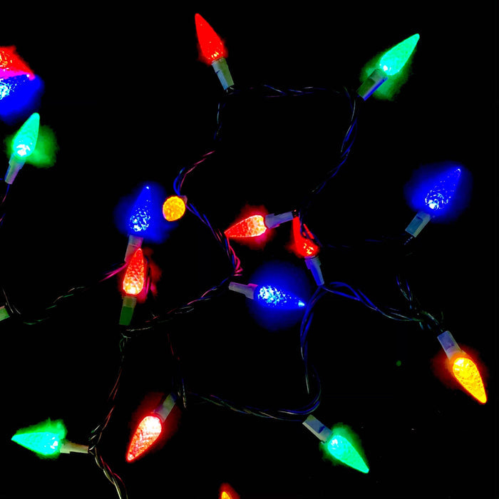C6 LED 50 ct. String Lights Multi-Colored - Hicks Nurseries