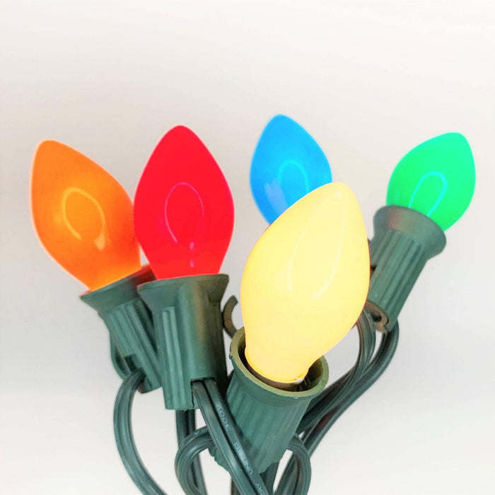C7 25 ct. String Lights Ceramic Multi-Colored - Hicks Nurseries