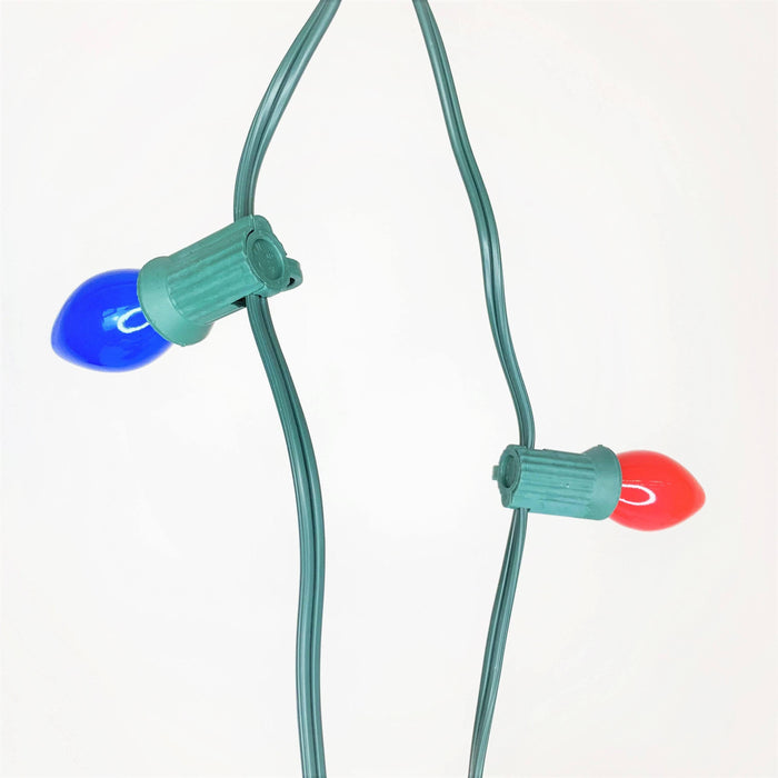 C7 25 ct. String Lights Ceramic Multi-Colored - Hicks Nurseries
