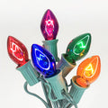 C7 25 ct. String Lights Transparent Multi-Colored - Hicks Nurseries