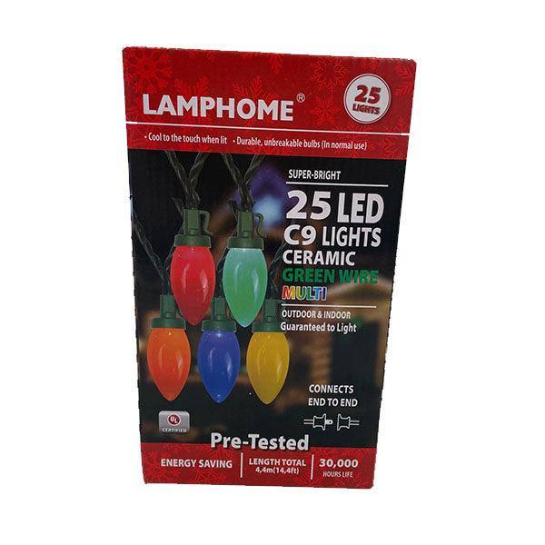 C9 25 ct. String Lights Multi-Colored - Hicks Nurseries