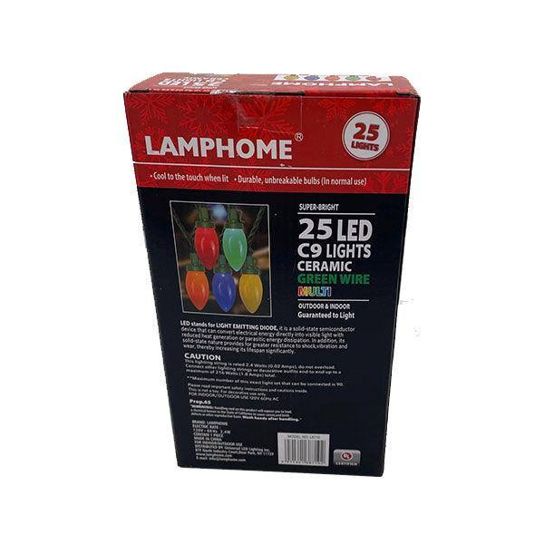 C9 25 ct. String Lights Multi-Colored - Hicks Nurseries