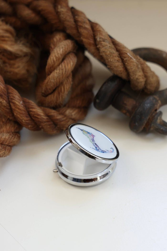 Cape Cod Treasure Box: Round