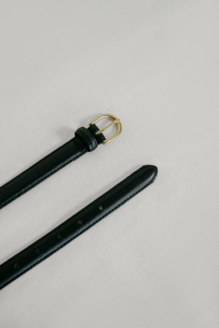 Classic Belt, Leather, Black