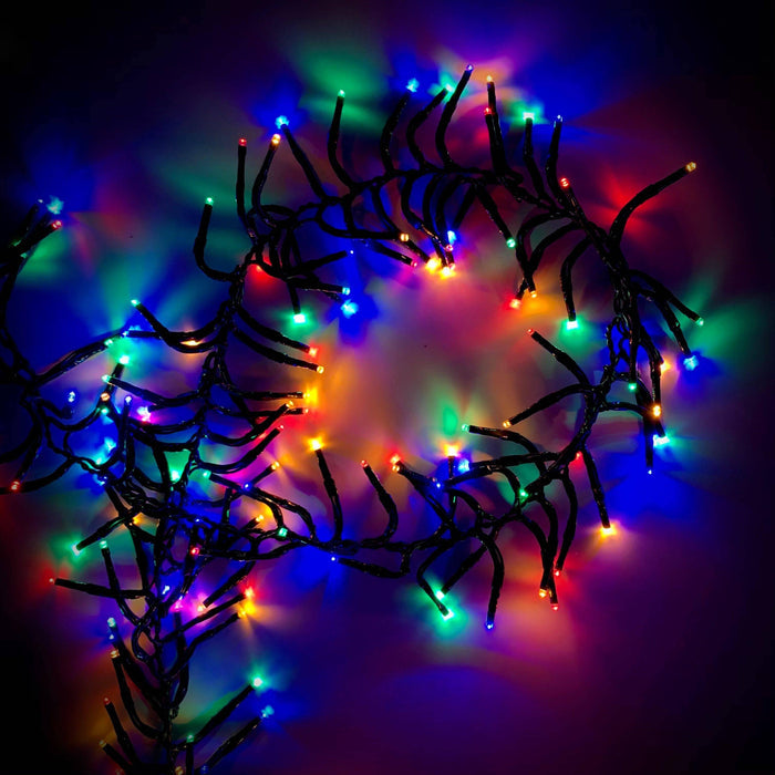 Cluster Twinkle LED 500 ct. String Lights Multi-Colored - Hicks Nurseries