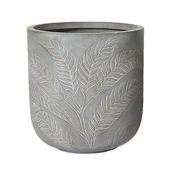 Coco Grey Washed Planter 14.96-inch diameter
