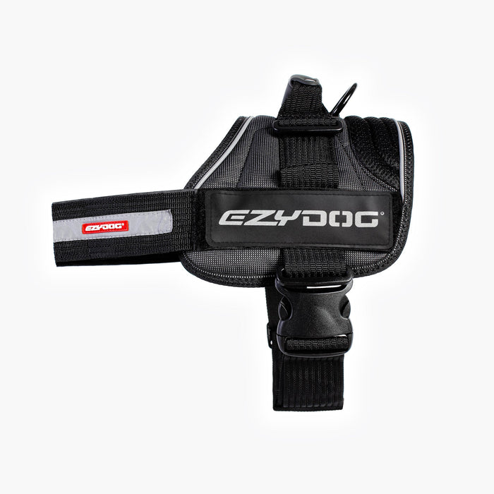 Charcoal Convert dog harness on white background