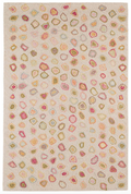 Dash & Albert - Micro Hooked Wool Rug, Cat's Paw Pastel