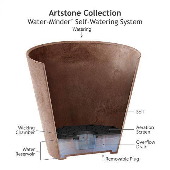 Dolce Pot - Rust - 6-inch - Hicks Nurseries