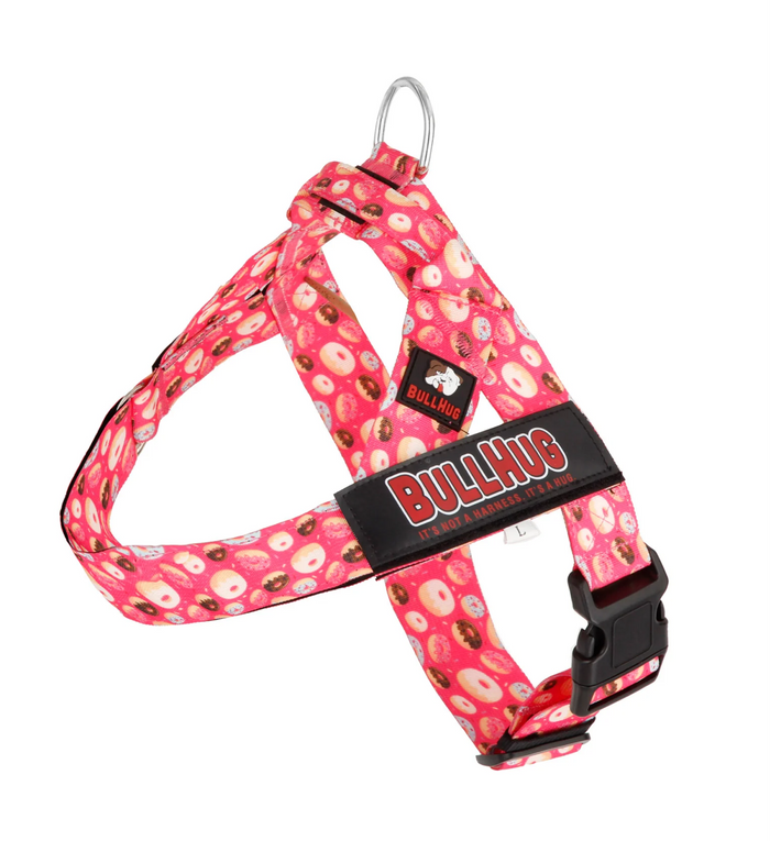 Donuts BullHug Dog Harness – Non-Choking, Adjustable